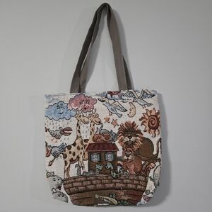 Noah's Ark Animal Tote Bag